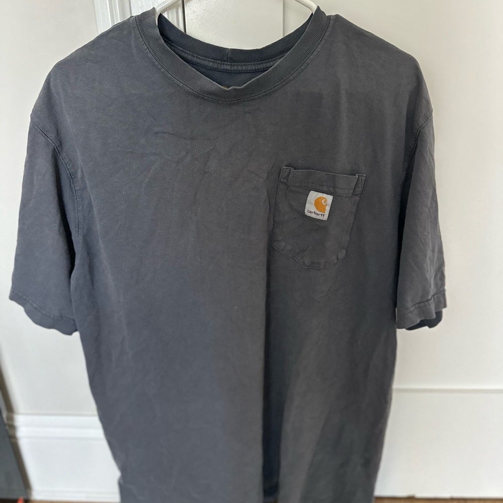 Carhartt Men's Gray Pocket T-Shirt